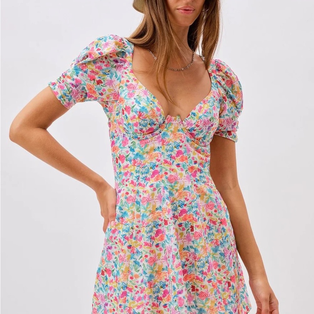 For Love And Lemons Claude Mini Dress